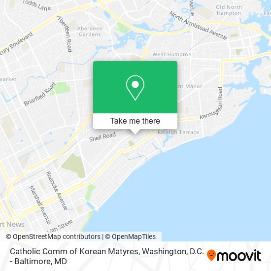 Mapa de Catholic Comm of Korean Matyres