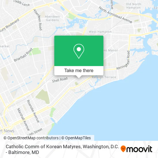 Mapa de Catholic Comm of Korean Matyres
