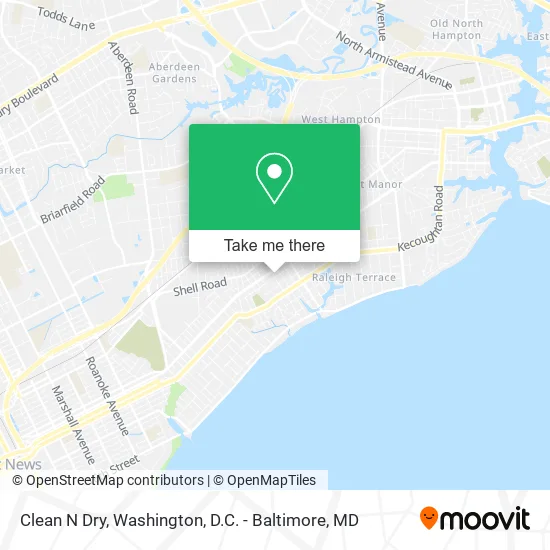 Clean N Dry map