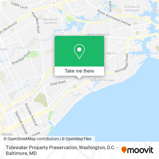 Mapa de Tidewater Property Preservation