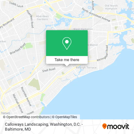 Calloways Landscaping map