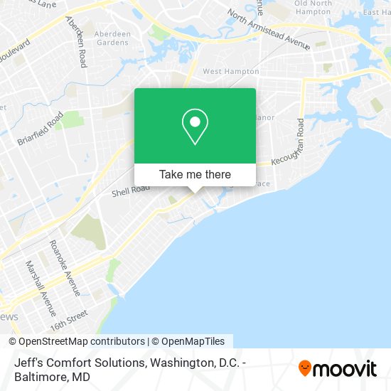 Mapa de Jeff's Comfort Solutions