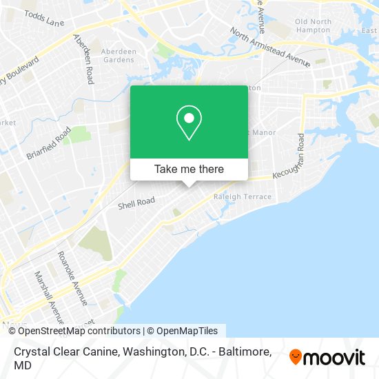 Crystal Clear Canine map