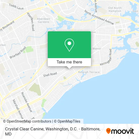 Crystal Clear Canine map