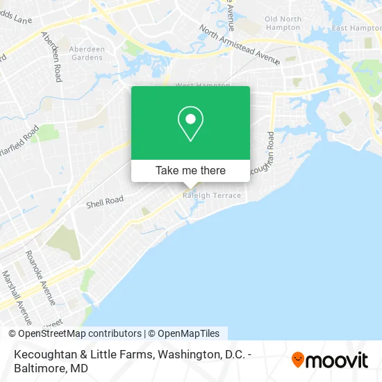 Kecoughtan & Little Farms map