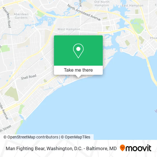 Man Fighting Bear map