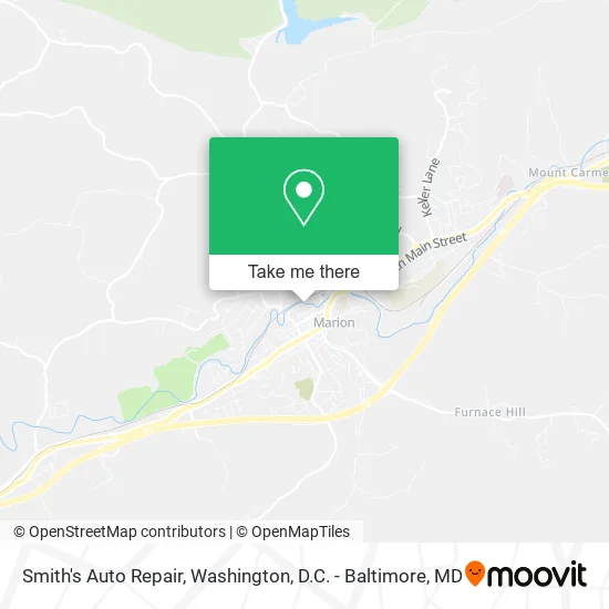 Smith's Auto Repair map