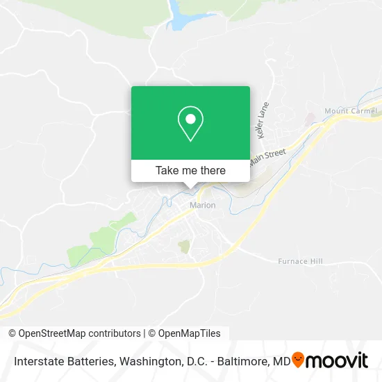 Interstate Batteries map