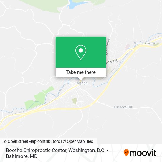 Boothe Chiropractic Center map