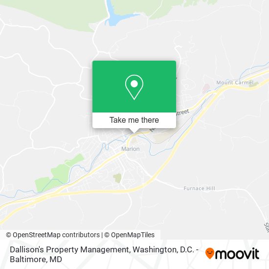 Dallison's Property Management map