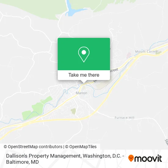 Dallison's Property Management map