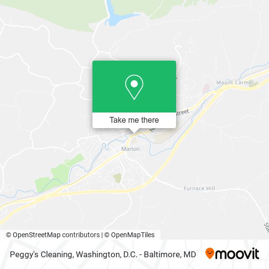 Peggy's Cleaning map