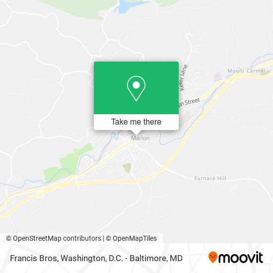 Francis Bros map