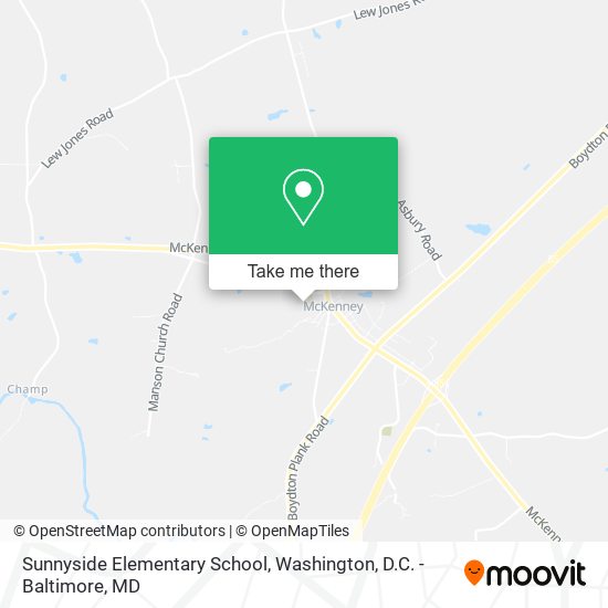 Mapa de Sunnyside Elementary School