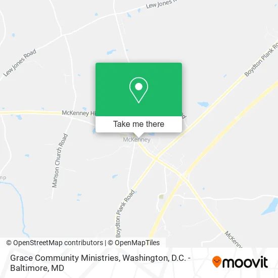 Grace Community Ministries map