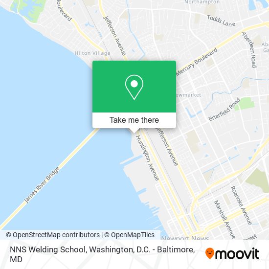 NNS Welding School map