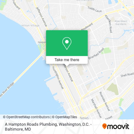 A Hampton Roads Plumbing map