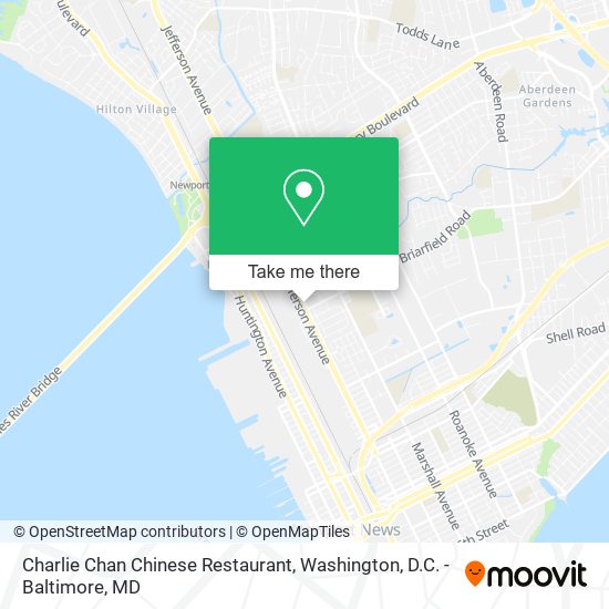 Mapa de Charlie Chan Chinese Restaurant