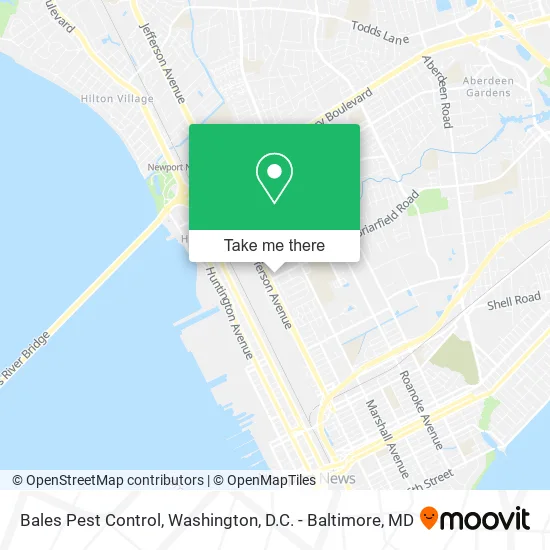Bales Pest Control map