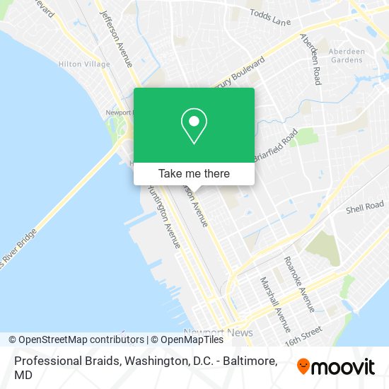 Professional Braids map