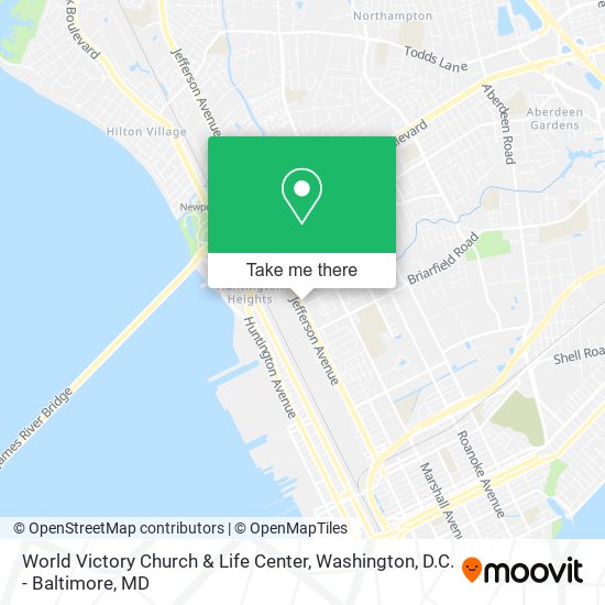 World Victory Church & Life Center map