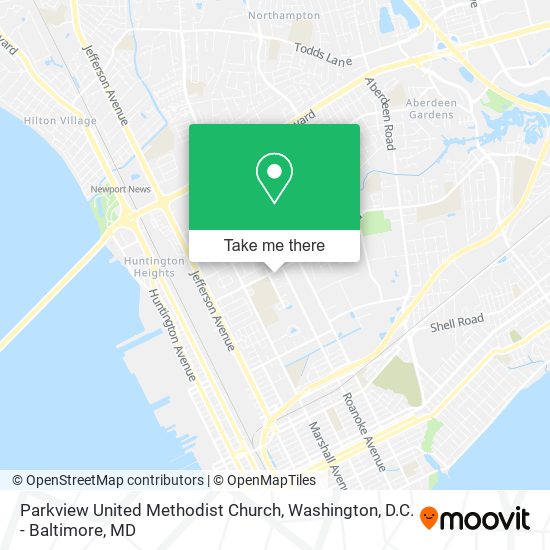 Mapa de Parkview United Methodist Church