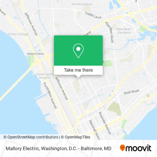 Mallory Electric map