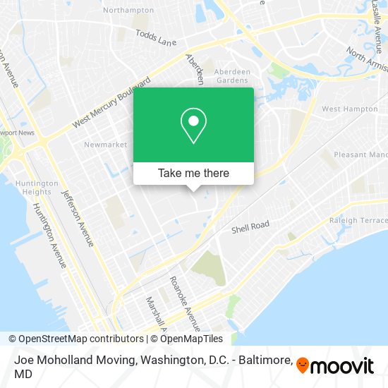 Joe Moholland Moving map