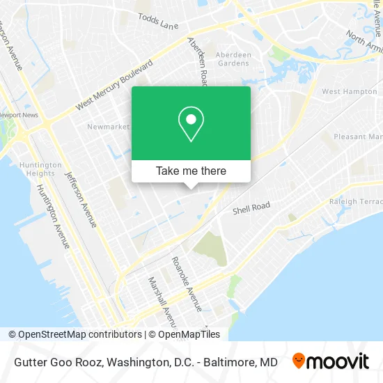 Gutter Goo Rooz map