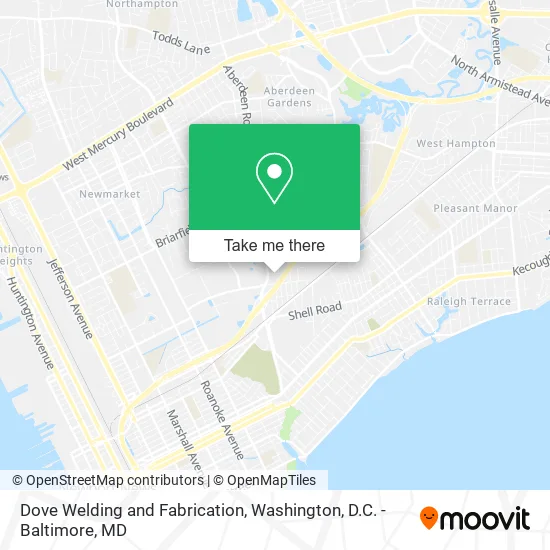 Dove Welding and Fabrication map