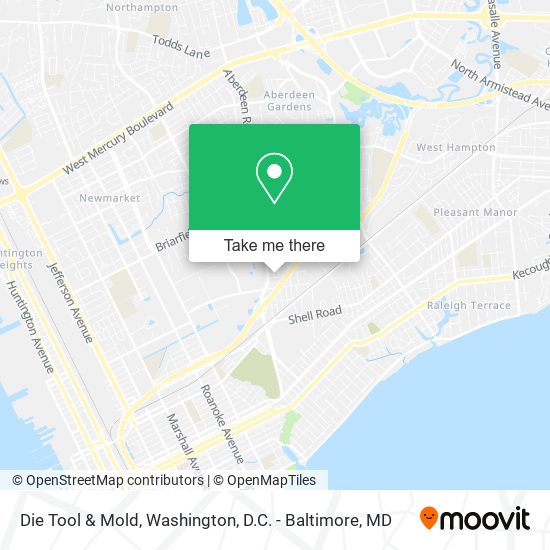 Mapa de Die Tool & Mold