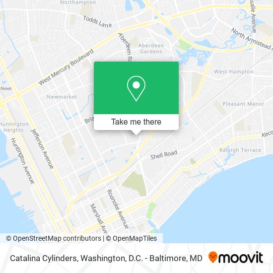 Mapa de Catalina Cylinders