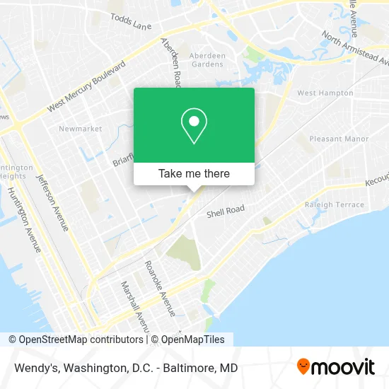 Wendy's map