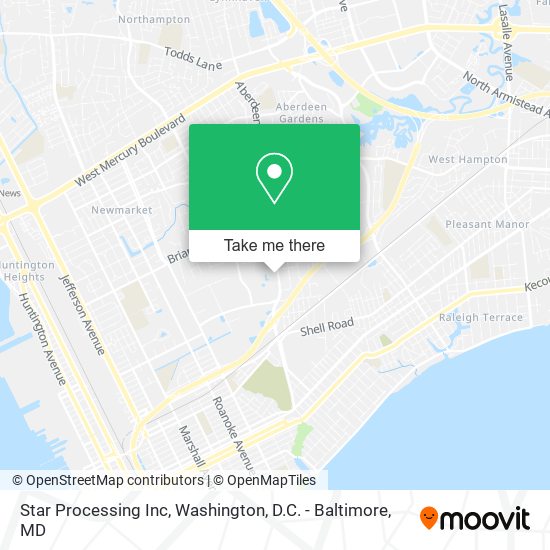 Star Processing Inc map