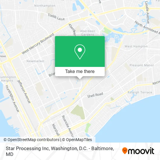 Star Processing Inc map