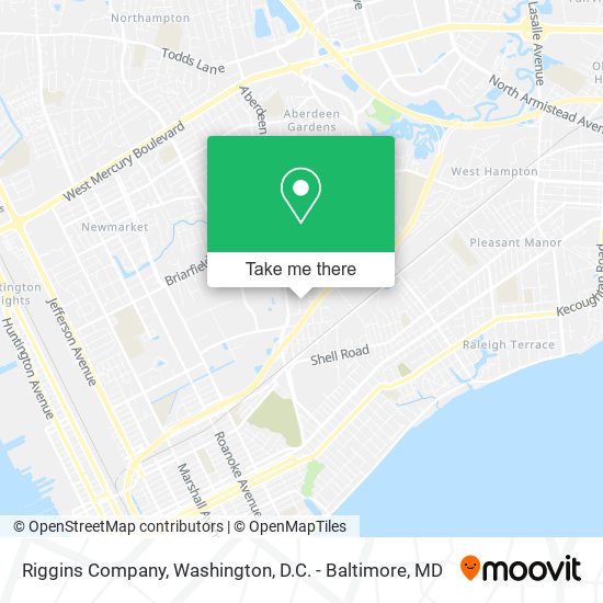 Mapa de Riggins Company