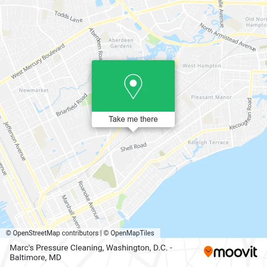 Marc's Pressure Cleaning map