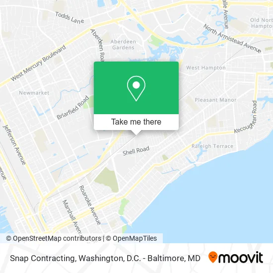 Snap Contracting map