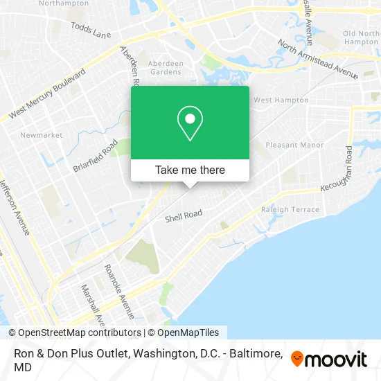 Ron & Don Plus Outlet map