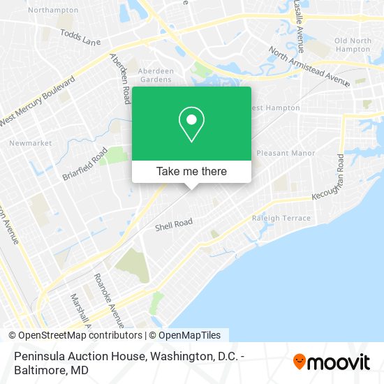 Mapa de Peninsula Auction House