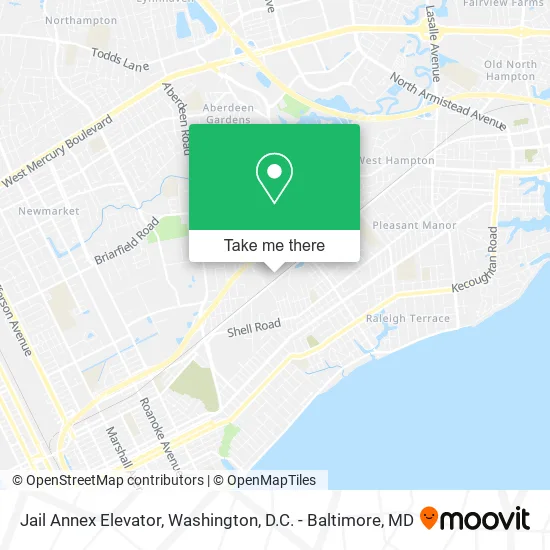 Jail Annex Elevator map