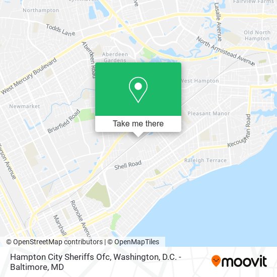 Hampton City Sheriffs Ofc map