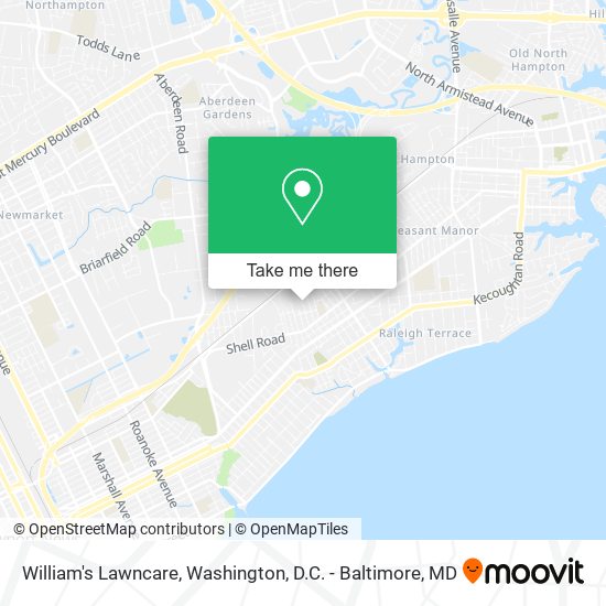 William's Lawncare map