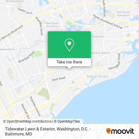 Tidewater Lawn & Exterior map