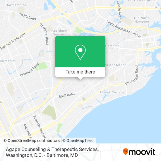 Agape Counseling & Therapeutic Services map