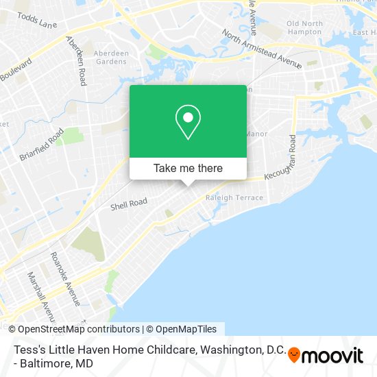 Tess's Little Haven Home Childcare map