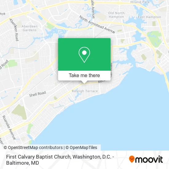 Mapa de First Calvary Baptist Church