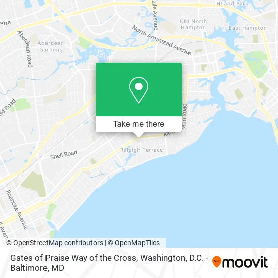 Gates of Praise Way of the Cross map