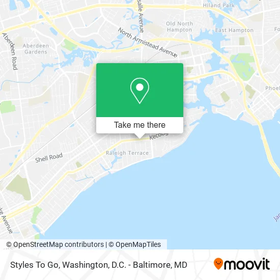 Styles To Go map