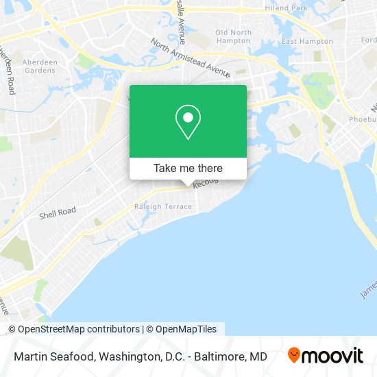 Mapa de Martin Seafood